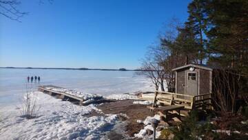 Фото номера Вилла с 3 спальнями и сауной Виллы Villa Skitunäs г. Pyhtaa 95